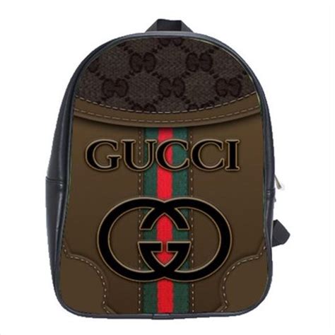 gucci gold pattern school bag backpacks|gucci backpacks for school kids.